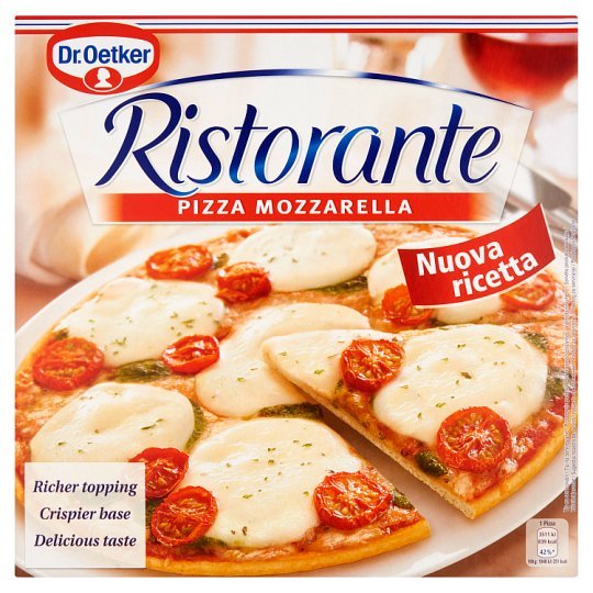 Dr. Oetker Ristorante Pizza Mozzarella gyorsfagyasztott mozzarellás pizza 335 g