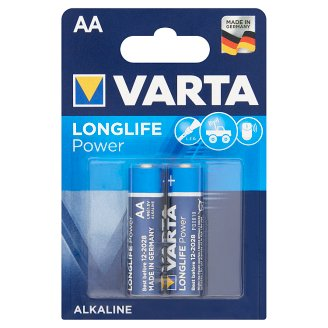 Varta Varta Longlife Power AA LR6 1,5 V nagy teljesítményű alkáli elem 2 db