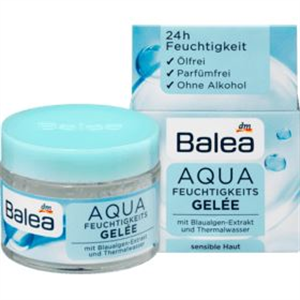 Balea Hidratáló arckrém zselé Aqua kékalga kivonattal és termálvízzel, 50 ml