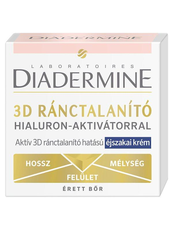 Diadermine 3D éjszakai arckrém, 50 ml