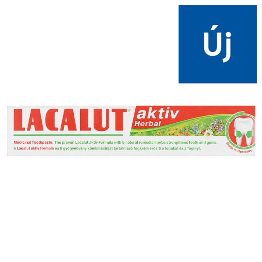 Lacalut aktiv Herbal fogkrém 75 ml