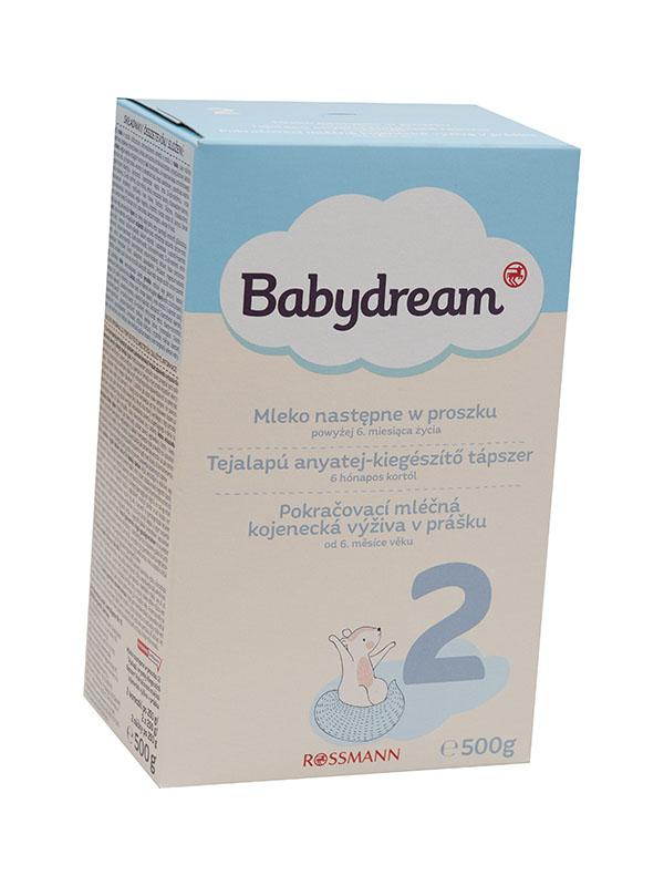 Babydream 2 es Tejalapú Anyatej Kiegészítő Tápszer 6 Hónapos Kortól 500 G