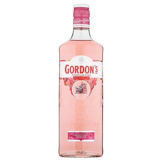 Gordon's prémium pink desztillált gin 37,5% 0,7 l