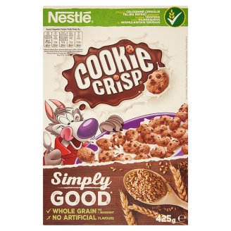 Nestlé Cookie Crisp süti formájú csoki ízű, ropogós gabonapehely 425 g