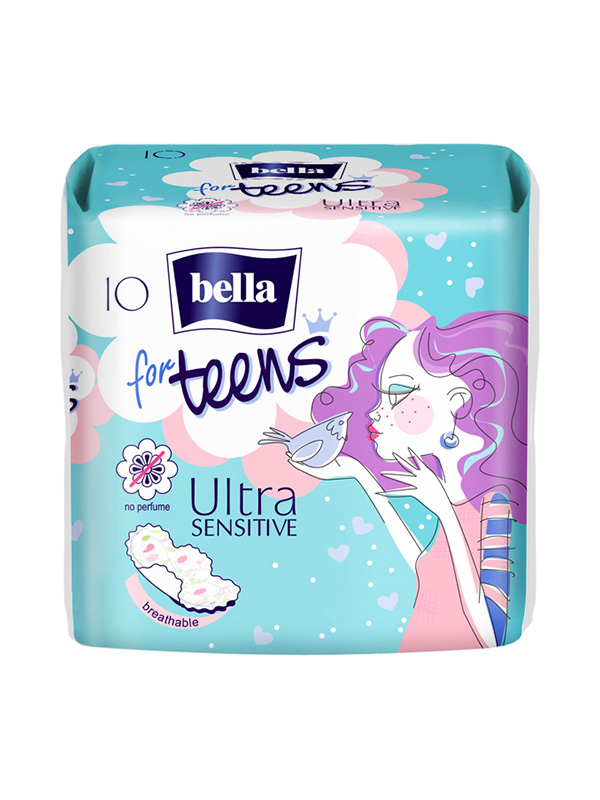 bella Egészségügyi betét For Teens Ultra Sensitive, 10 db