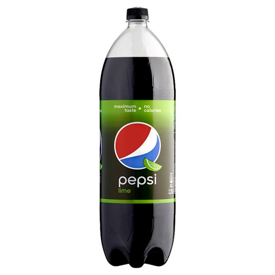 Pepsi Black colaízű energiamentes szénsavas üdítőital édesítőszerekkel lime ízesítéssel 2,25 l