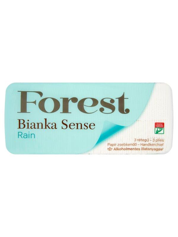 Forest Papír zsebkendő Bianka Sense Rain, 3 rétegű, 90 db