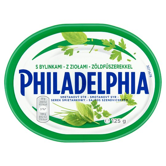 Philadelphia Original sajtos szendvicskrém zöldfűszerekkel 125 g
