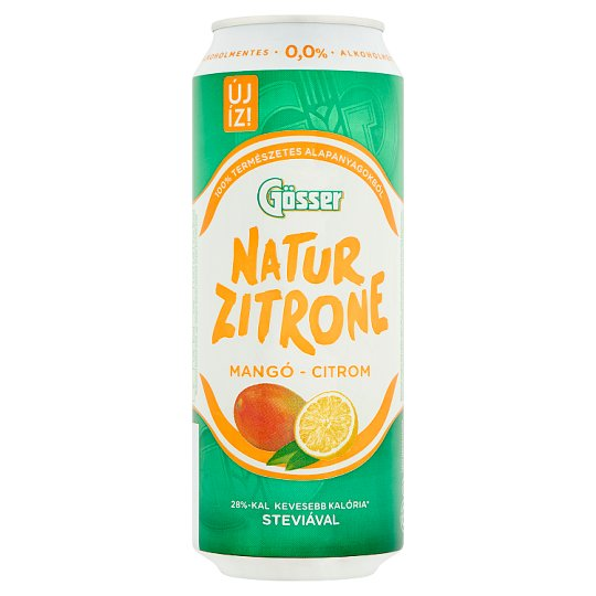  Natur Zitrone alkoholmentes, mangó citrom ízű szénsavas ital 0,5 l doboz