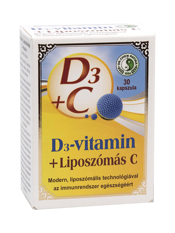 Dr.chen Patika D3 Liposzómás C vitamin Kapszula 30 Db