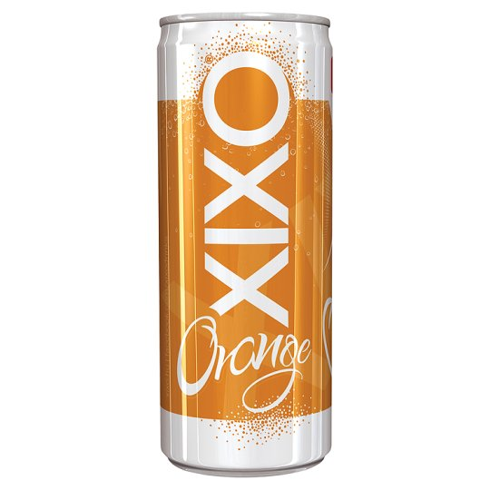 XIXO Orange narancsízű, csökkentett energia és cukortartalmú szénsavas üdítőital 250 ml