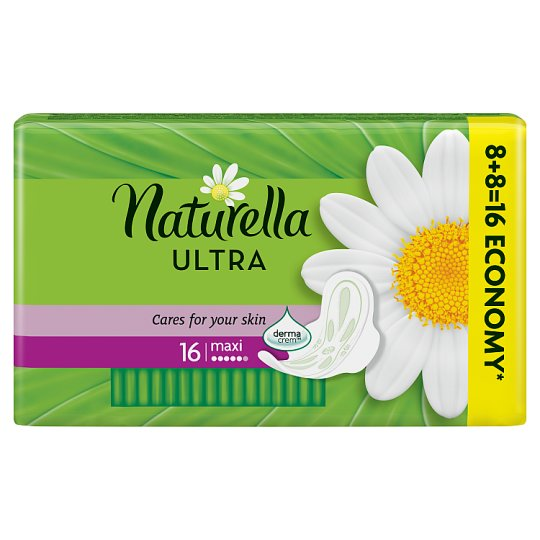 Naturella Ultra Maxi Camomile Egészségügyi Betét, 16 db