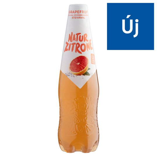  Natur Zitrone alkoholmentes, grapefruit ízű szénsavas ital steviával 0,5 l PET palack