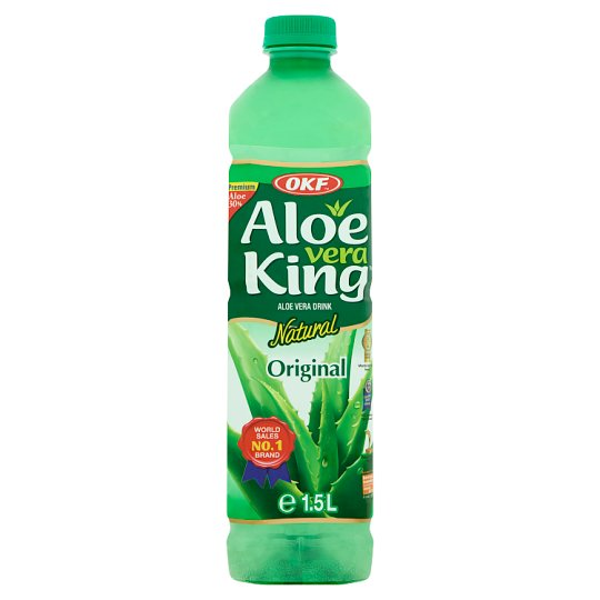 OKF Aloe Vera King szőlő ízű üdítőital aloe vera darabokkal 1,5 l