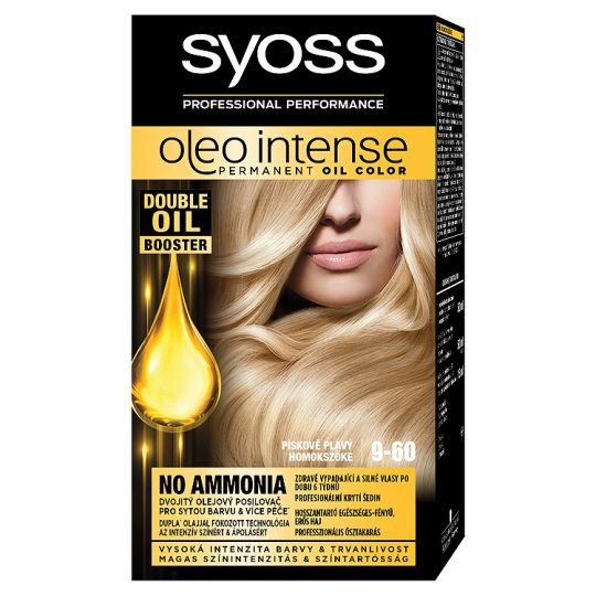 Syoss Color Oleo intenzív olaj hajfesték 9 60 homokszőke