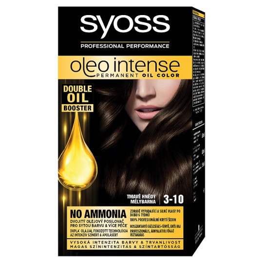 Syoss Color Oleo intenzív olaj hajfesték 3 10 mélybarna