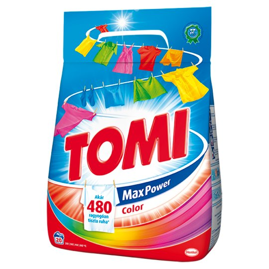 Tomi Max Power Color mosószer 20 mosás 1,4 kg