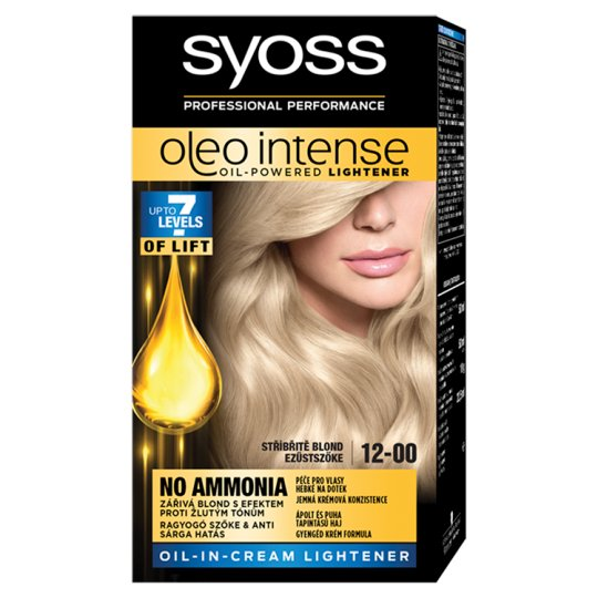Syoss Color Oleo intenzív olaj hajfesték 12 00 ezüstszőke