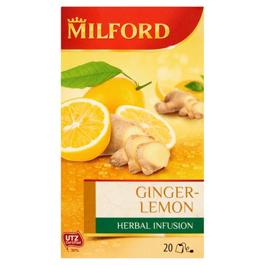 Milford Herbal Infusion Ginger Lemon gyógynövény tea 20 filter 40 g