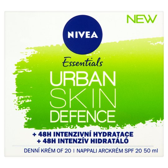 NIVEA Urban Skin Defence nappali arckrém SPF 20 50 ml