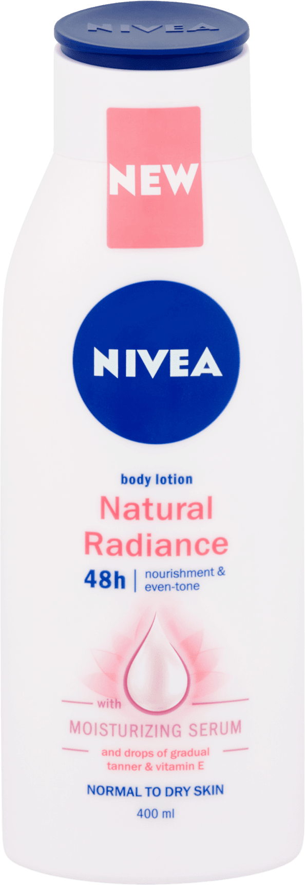 NIVEA Testápoló Natural Radience, 400 ml
