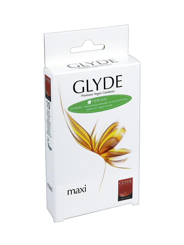 GLYDE GLYDE Prémium vegán óvszer maxi, 10 db