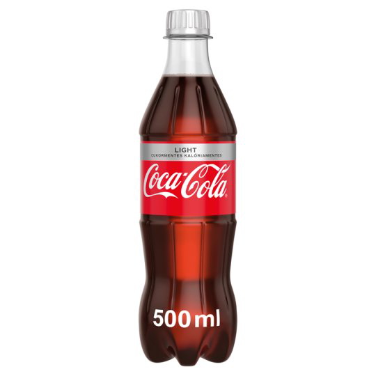 Coca Cola Light colaízű energiamentes szénsavas üdítőital édesítőszerekkel 500 ml