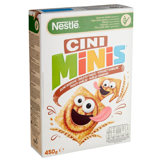 Nestlé Cini Minis gabonapehely 450 g fahéjas