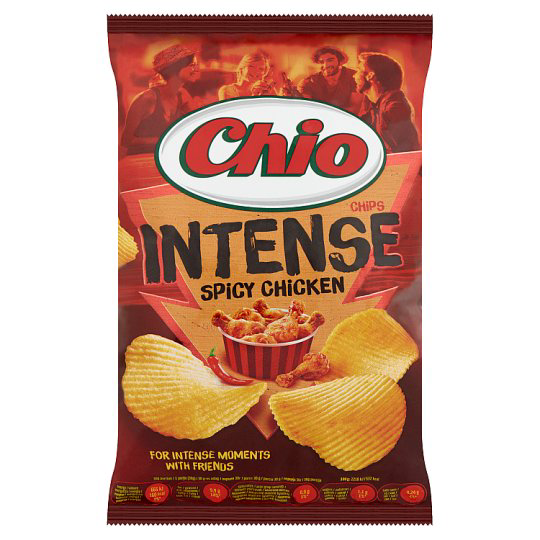 Chio Intense chili és csirkehús ízű burgonyachips 65 g