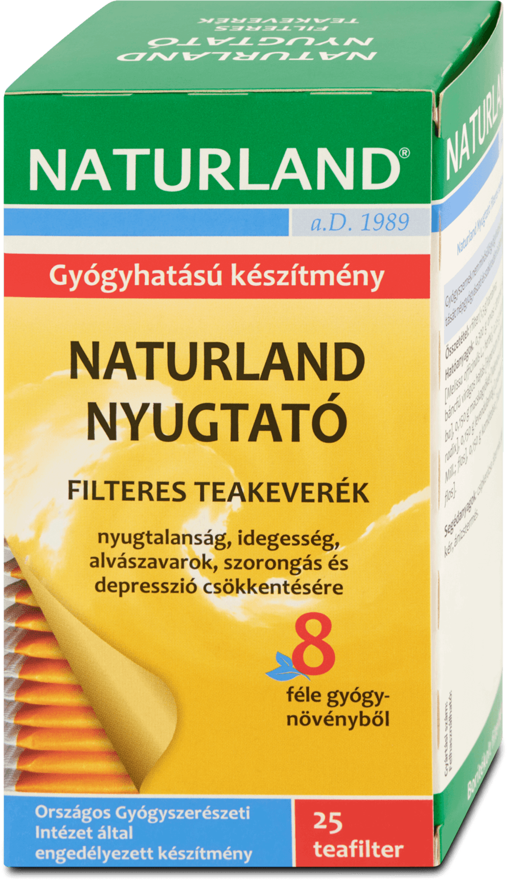 Naturland Nyugtató tea filteres