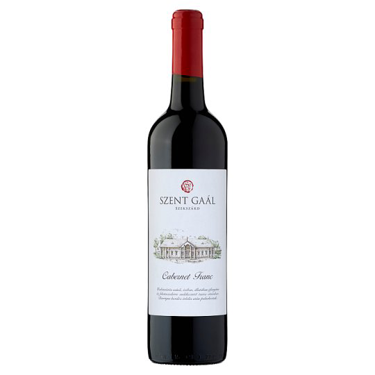 Szent Gaál Szekszárd Cabernet Franc száraz vörösbor 14,5% 750 ml