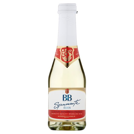 BB Spumante illatos minőségi édes fehér pezsgő 0,2 l