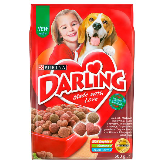 Darling teljes értékű állateledel felnőtt kutyák számára marhával 500 g