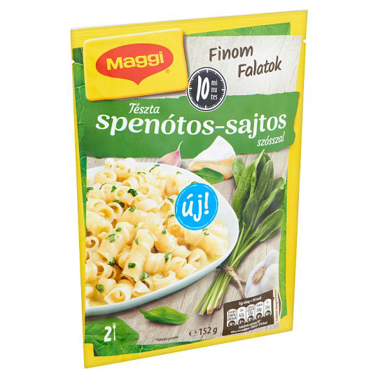 Maggi Finom Falatok Tészta spenótos sajtos szósszal 152 g