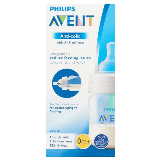 Philips Avent Anti Colic cumisüveg AirFree szeleppel 0+ hónaposoknak 125 ml