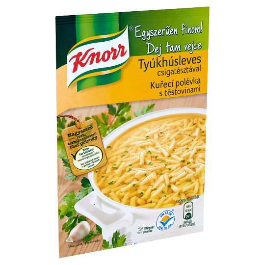 Knorr Egyszerűen finom! tyúkhúsleves csigatésztával 40 g