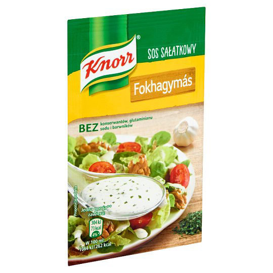 Knorr fokhagymás salátaöntet por 8 g