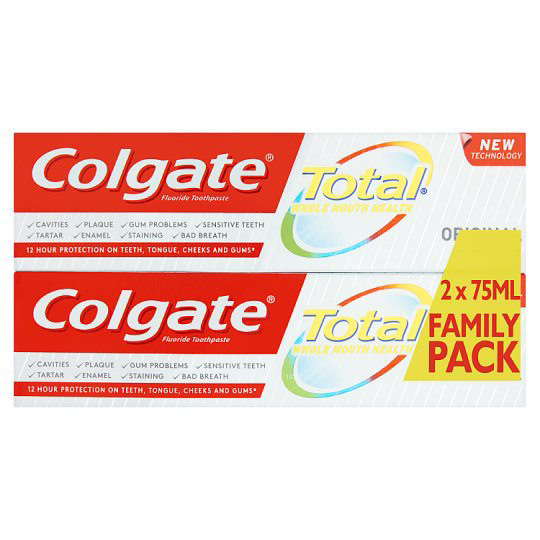 Colgate Total Original fogkrém 2 x 75 ml