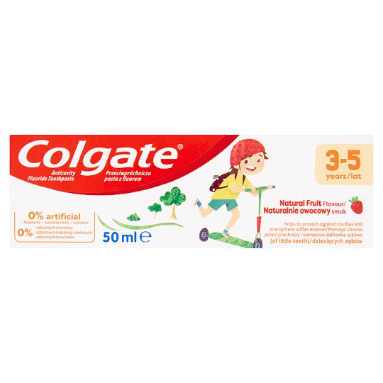 Colgate Colgate Natural Fruit fogkrém 3 5 éves korig 50 ml