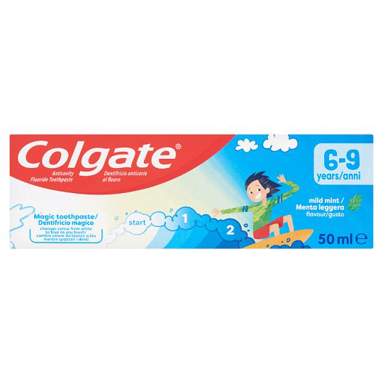 Colgate menta ízű fogkrém 6 9 éves korig 50 ml