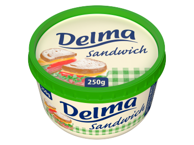Delma szendvics csészés margarin 250g