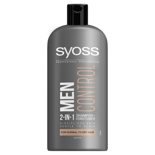 Syoss Men Control 2in1 sampon normál hajra 500 ml