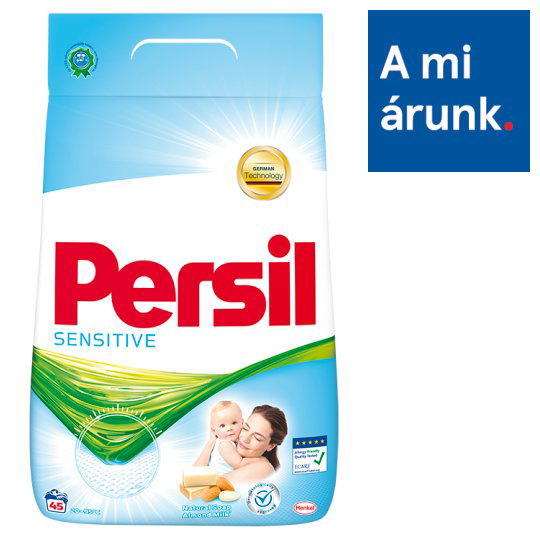 Persil Sensitive mosószer színes és fehér ruhákhoz 45 mosás 2,925 kg