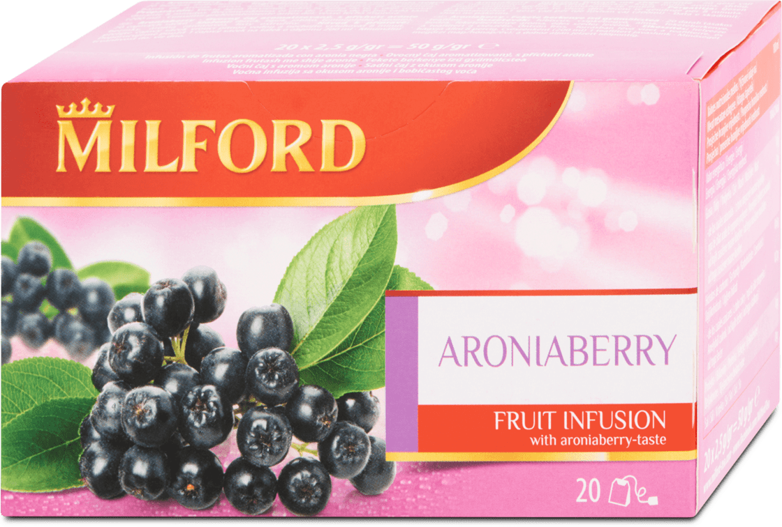 Milford Fruit Infusion fekete berkenye ízű gyümölcstea 20 filter 50 g