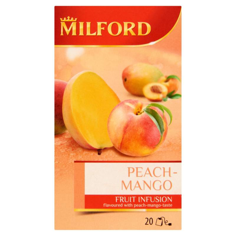 Milford Fruit Infusion őszibarack mangó ízű gyümölcstea 20 filter 55 g