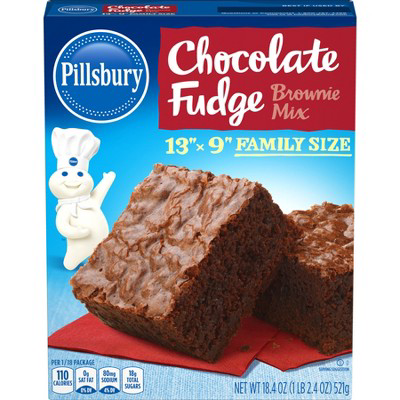  Pillsbury Chocolate Fudge Brownie Mix 18.4oz