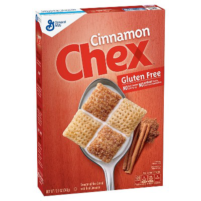 Chex Chex Sweetened Rice Cereal With Real Cinnamon, Cinnamon