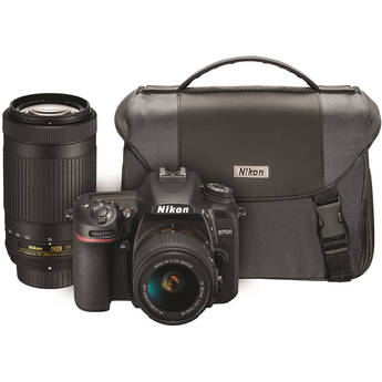 Nikon D7500 DSLR Camera with 18 55mm & 70 300mm VR Lenses Kit
