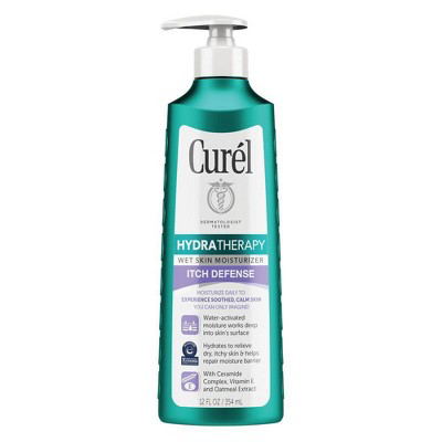 Curel Curel Hydratherapy Itch Defense Wet Skin Moisturizer  12 fl oz