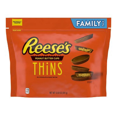 Reese's Reese's Milk Chocolate Peanut Butter Cups Thins, Milk Chocolate